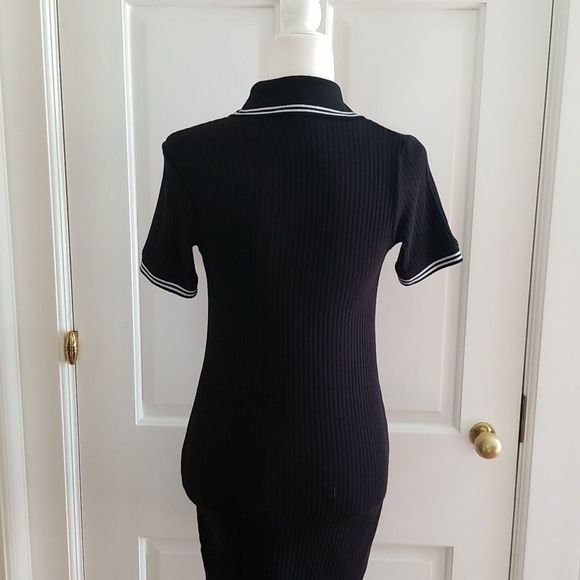 Women’s Splenda nautical inspired navy and white shift dress, size sm… - Picture 5 of 16